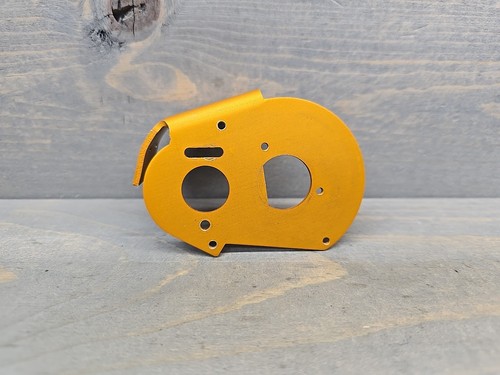 Vintage Team Associated RC10 A Stamp Buggy Gold Pan Motor Mount Plate