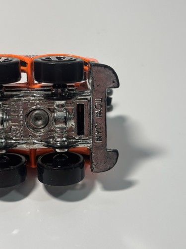 Vintage Hot Wheels 1997 Tow Jam Bright Orange Demolition Towing Made in Thailand - Picture 12 of 15