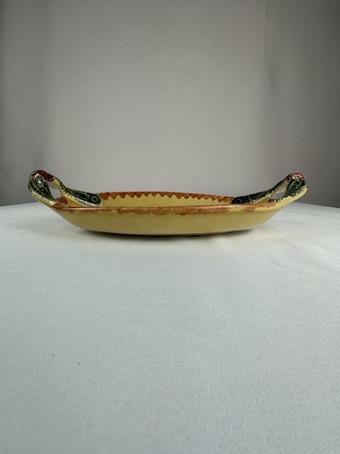 Hand-painted Ceramic Serving Dish by Italica ARS - Picture 6 of 8