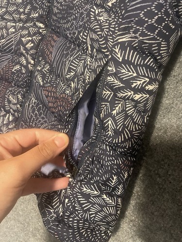 Patagonia PufferJacket Youth XL Kids Duck Down Insulation Blue Nature Print - Picture 5 of 16