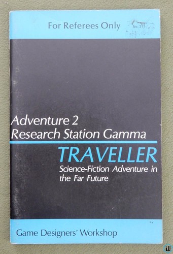 Research Station Gamma (Traveller RPG Adventure 2) - Erstdruck Game Designer