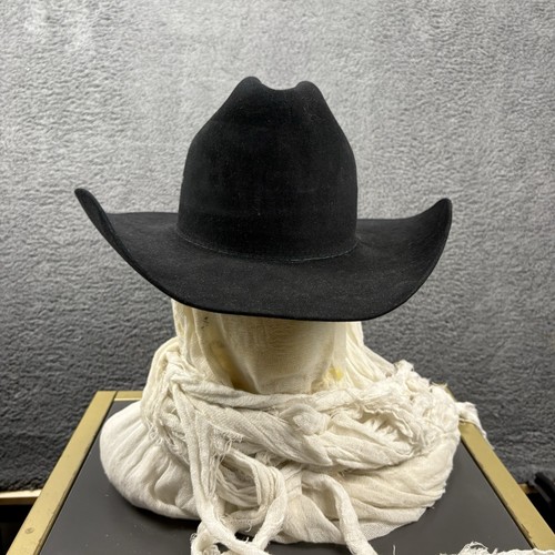 Vintage Resistol Cowboy Hat Men 7 Long Oval 4X Beaver Rodeo Western Vaquero - Picture 2 of 15