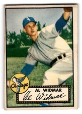1952 Topps #133 Al Widmar - Chicago White Sox vg