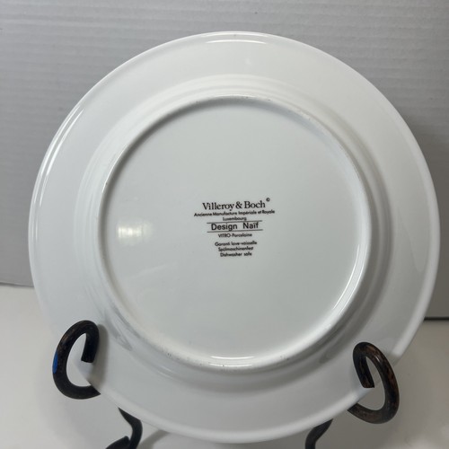 Villeroy Boch Design Naif Salad Plates (Set of 6 Different) Luxembourg 8 1/4" A3 - Afbeelding 10 van 11