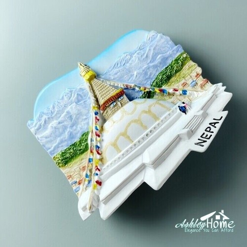 Nepal Tourist Tourismus Souvenir Geschenk 3D Harz Kühlschrank Kühlschrankmagnet Handwerk - Bild 3 von 3