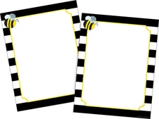 Barker Creek Designer Computer Paper 100 Sheet Set, Wide Stripes, Decorative Pap