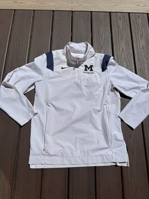 Nike Michigan Wolverines Football On-Field Quarter-Zip Windbreaker Jacket