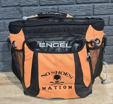 Engel Soft Sided Backpack Cooler Tote Cooler - Orange & Black