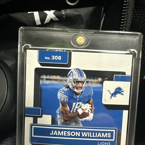 2022 Donruss Football Jameson Williams Rated Rookie RC #308 Detroit Lions - Bild 4 von 4