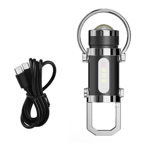 Outdoor LED Work Light Keychain Rechargeable Flashlight Keyring Adventure U K, - Picture 19 of 19