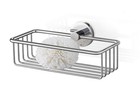 Zack Scala Shower Basket Polished Stainless Steel 40084