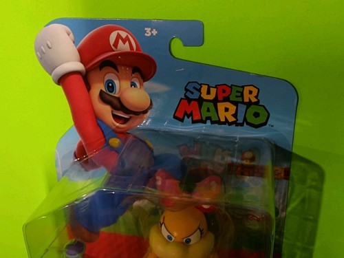 Super Mario Wendy Koopa 4" Figura Articolata Jakks Pacific 2024 con Bacchetta Magica - Foto 3 di 8