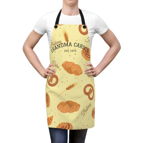 Personalized Novelty Apron for Adult Cute Gift for New Grandma Reveal Party Gift - Picture 4 of 5