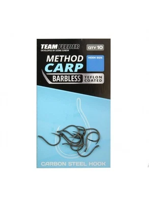 HALDORADO Team Feeder Method Carp BB Haken Barbless Teflon Karpfen Feeder