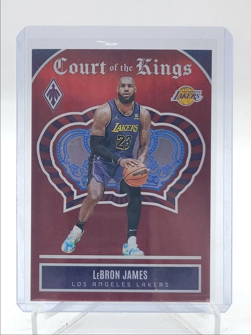 LEBRON JAMES 2023-24 PHOENIX BASKETBALL COURT OF THE KINGS RED /125 Q3464