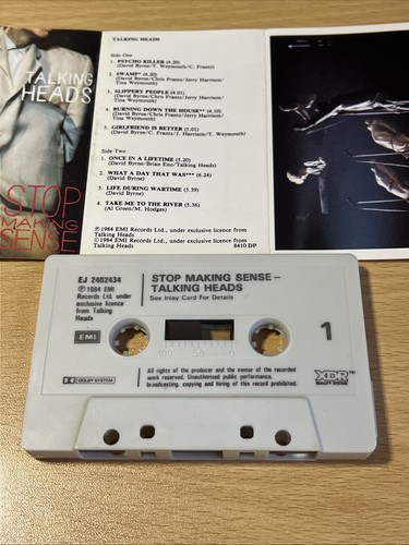 Talking Heads - Stop Making Sense - Cassette Tape - 1984 - Great Condition - Picture 3 of 10