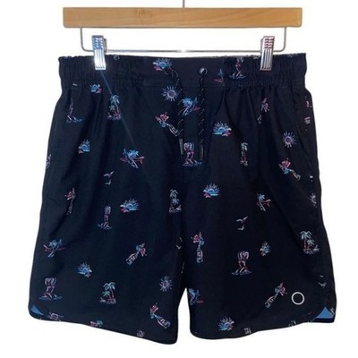 Scales Gear Surf & Slay Captain Snacks Volleys Beach Swim Trunks Summer Size M