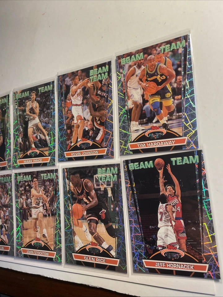 Lote (8) Topps Stadium Club Beam Team 1992-93 casi nuevo/como nuevo Foto 4 de 4