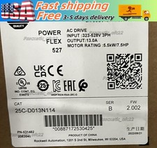 1PC NEW Allen Bradley 25C-D013N114 PowerFlex 527 7.5HP AC Drive
