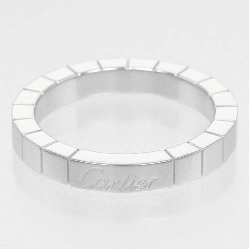 CARTIER Lanieres Ring K18 white gold #6.2(US Size) 6.25g Women - 第 5/9 張圖片