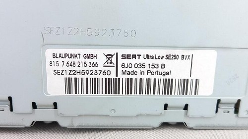 6J0035153 radio para SEAT IBIZA 1.2 BER. 5P B 1198CC R2022-0007394 - Imagen 4 de 9
