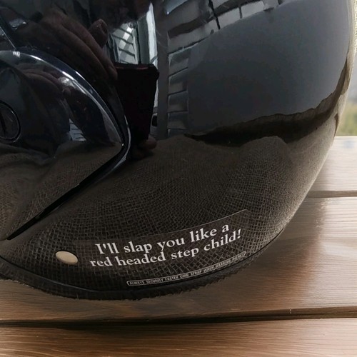 Harley Davidson 3/4 Helmet XS 6 5/8 - 6 3/4 54cm black w/Dark Tinted Visor , DOT - Picture 5 of 10