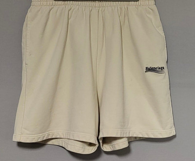 Short Balenciaga officiel brodé logo vague 28-29 72752381