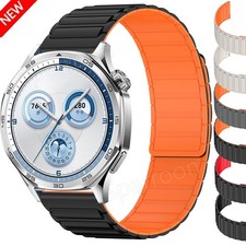 22mm Magnetic Silicone Watch Band Strap Universal Bracelet Replacement Wristband