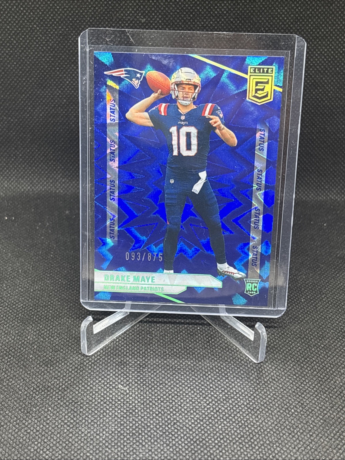 Drake Maye New England Patriots 2024 Donruss Elite Status Explosion /875 RC #185