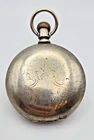 Antique 1891 Waltham Pocket Watch 18s 7j Fahys Monarch Coin Silver Hunter Runs