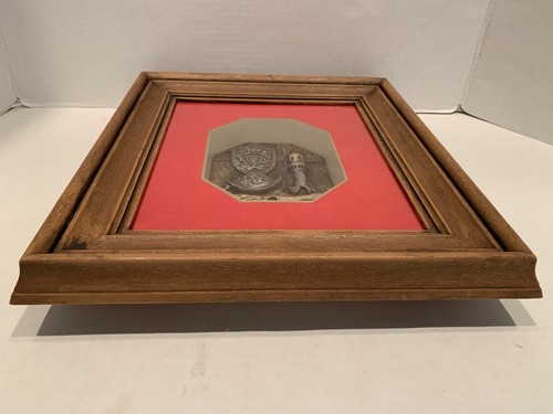 Vintage Decorative Dimensions 1970 Framed Matted 3D Wall Art Spanish Colonial - Picture 5 of 9