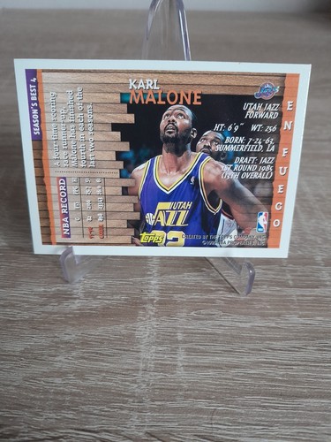 1996-97 Topps - Season's Best En Fuego Karl Malone #4 - Bild 2 von 2