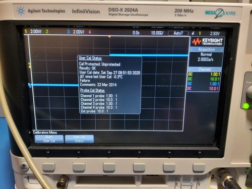 Agilent Keysight DSOX2024A Oscilloscope 200MHz many options EXCELLENT MSOX2024A - Picture 5 of 14