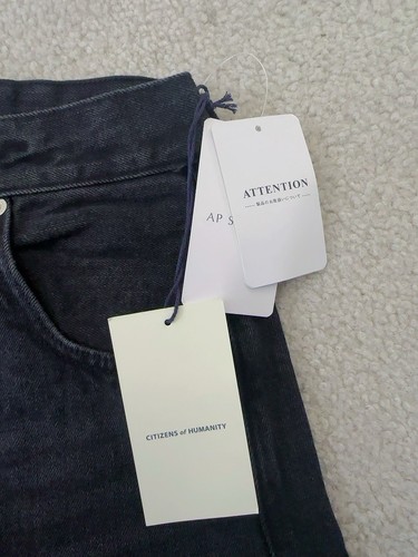 Brand New - Citizens of Humanity Horseshoe Jeans Size 26 DARK WASHED BLACK - Picture 6 of 19