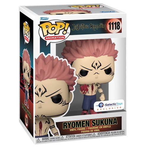 Galactic Toys Exclusive Funko Pop! Animation: JJK- Sukuna w/ Heart Common Pop Vi - Picture 1 of 2