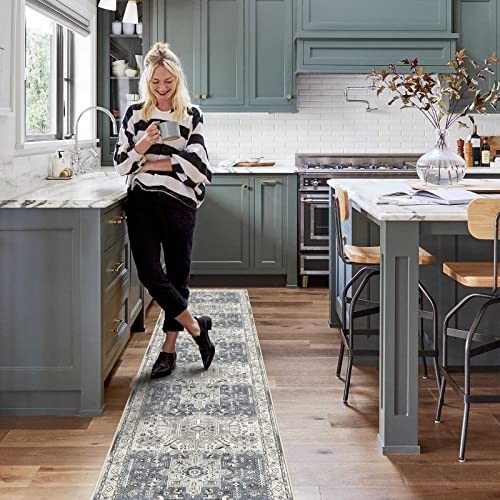 Runners for Hallways Soft Kitchen Rug Non Slip Rug Runner with Rubber Backing - Picture 3 of 6