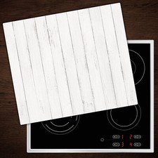Glass Worktop Saver Ceramic Induction Hob Protector Cover White Wood boards