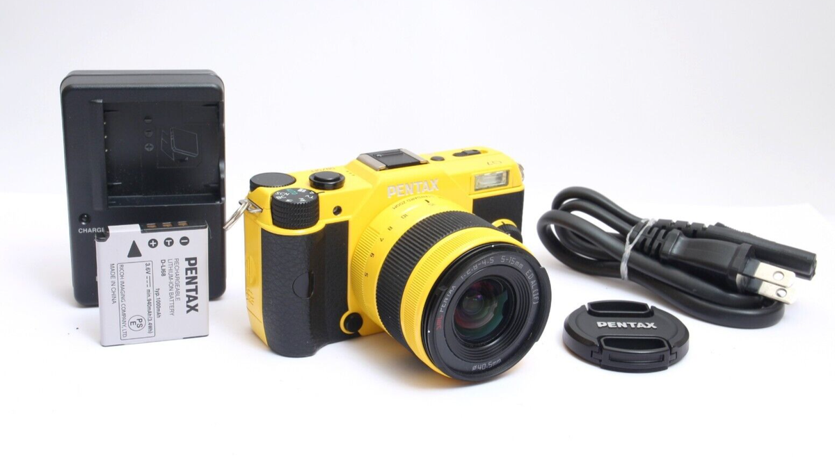 PENTAX ミラーレス一眼 カメラ Q7 yellow PENTAX Q7 12.4 MP Digital Camera yellow w. 5-15mm lens kit
