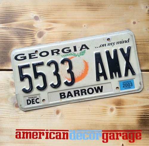 USA Nummernschild* US Kennzeichen * License plate * Georgia Peach State *