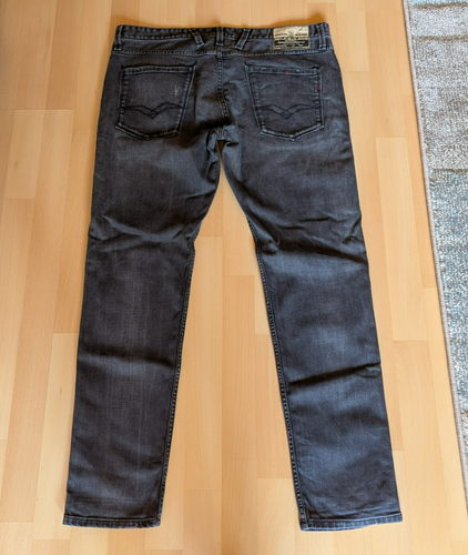 REPLAY JEANSHOSE HERREN Mod. ANBASS W36/L32 schwarz - Bild 6 von 7