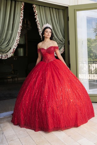 Vestidos de mujer para quinceañera largos novia hombro descubierto vestido de baile talla grande - Imagen 5 de 34