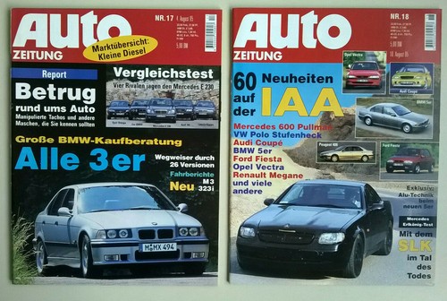 AUTO ZEITUNG - Année 1995 quasi complète (22 numéros sur les 26 existants) - Imagen 8 de 12