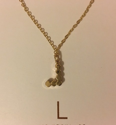 LC Lauren Conrad Initial “L”Necklace, Women's/Jewelry - Picture 12 of 12