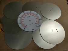 10, 1/32" thick Aluminum Disc 5-11/16" Diameter Round Circle of Aluminum