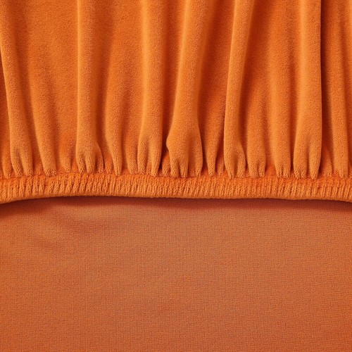 Velvet Armless Chair Slipcover Accent Chair Cover Slipper Chair Slipcovers Hotel - Picture 6 of 7
