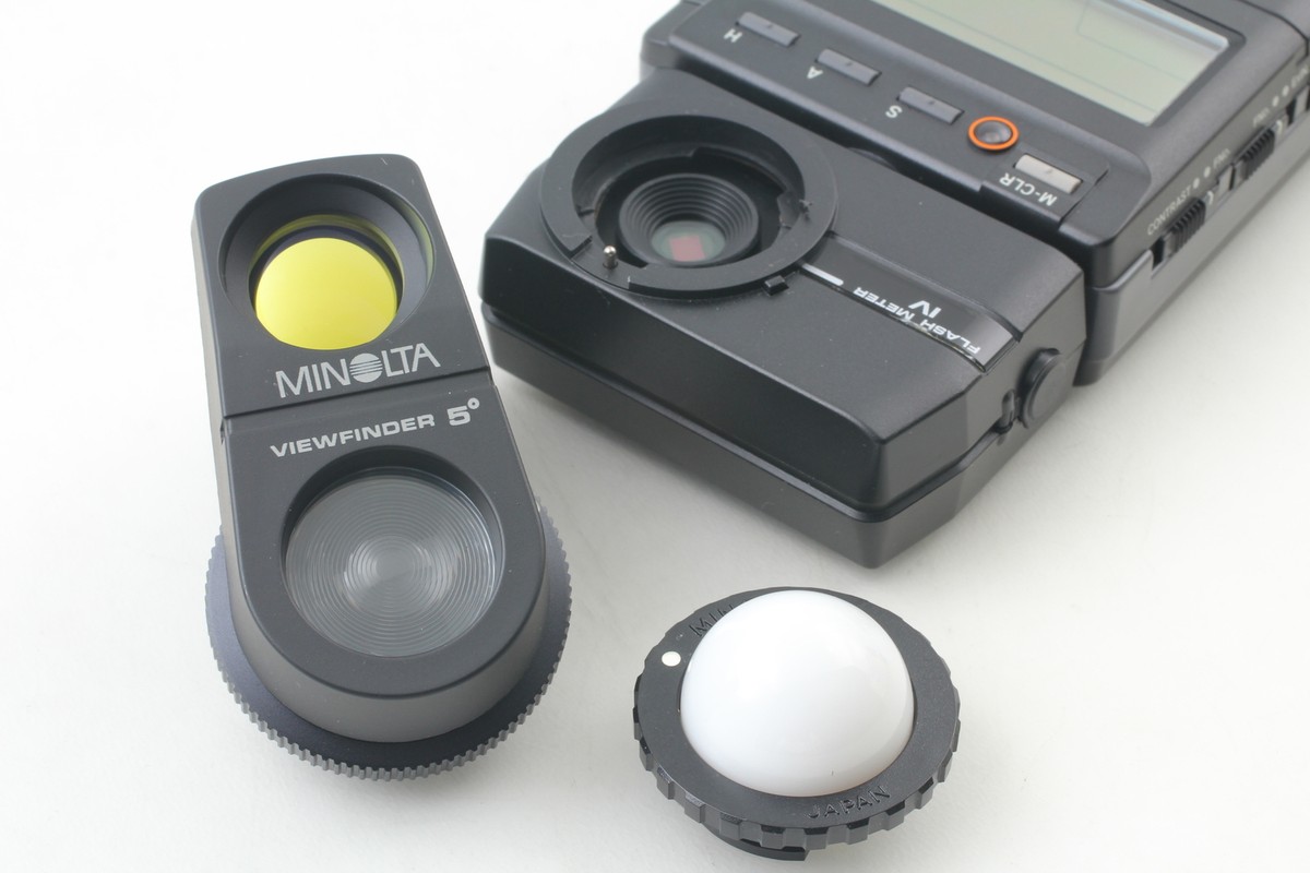 KONICA MINOLTA - MINOLTA FLASH METER IV / VIEWFINDER 5° Minolta Flash Meter IV with 5 Degree Viewfinder Spot