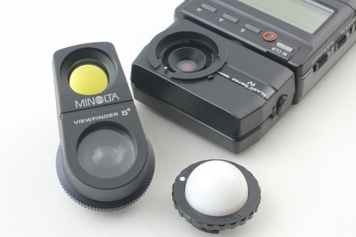 🎦VIDEO👀✨MINT✨ Minolta Flash Meter IV Light Meter W/ View Finder 5 From JAPAN - Picture 2 of 10