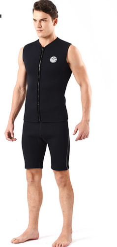 Men Women 3mm SCR Neoprene Vest Sleeveless Wetsuits Tops Surf Scuba Diving Vest - Picture 5 of 12