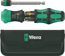 Wera Kraftform Kompakt 26 RA-R Ratcheting Screwdriver Set With Pouch 05051516001