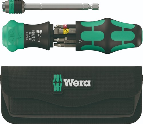 Wera Kraftform Kompakt 26 RA-R Ratcheting Screwdriver Set With Pouch 05051516001 - Picture 1 of 16